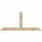 Ekena Millwork Portland Rough Sawn Timber Gable Bracket, Douglas Fir, 84"W x 38"H x 4"D x 6"F, 11/12 Pitch GBW084X38X0406POR00RDF - alternate 1